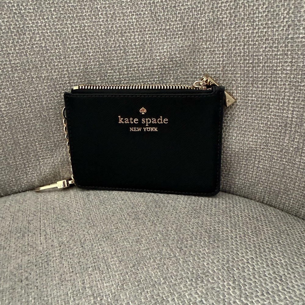 Kate Spade Black Wallet with keychain